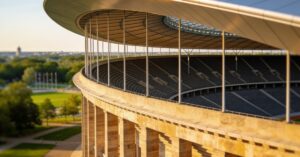 Webcam Berliner Olympiastadion: Aktueller Blick auf das Stadiongelände