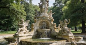 Am Märchenbrunnen: Berlins idyllische Oase im Volkspark Friedrichshain